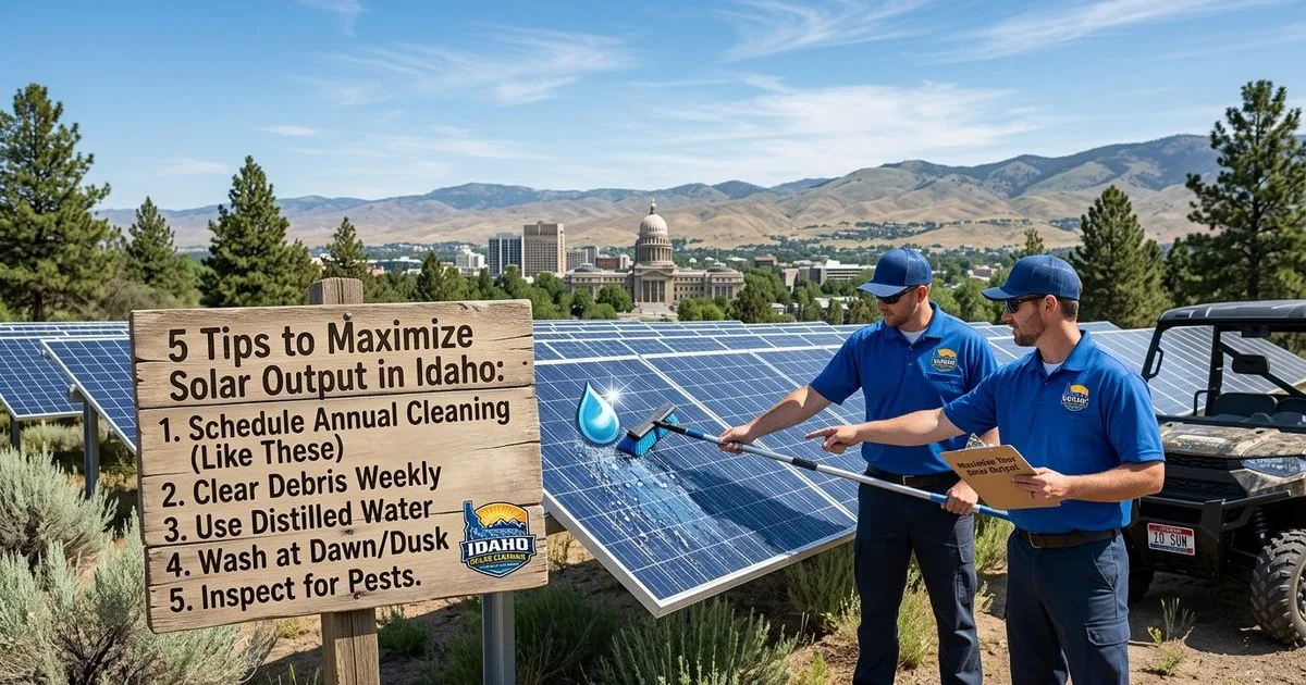 Solar Panel Maintenance Tips for Idaho Homeowners