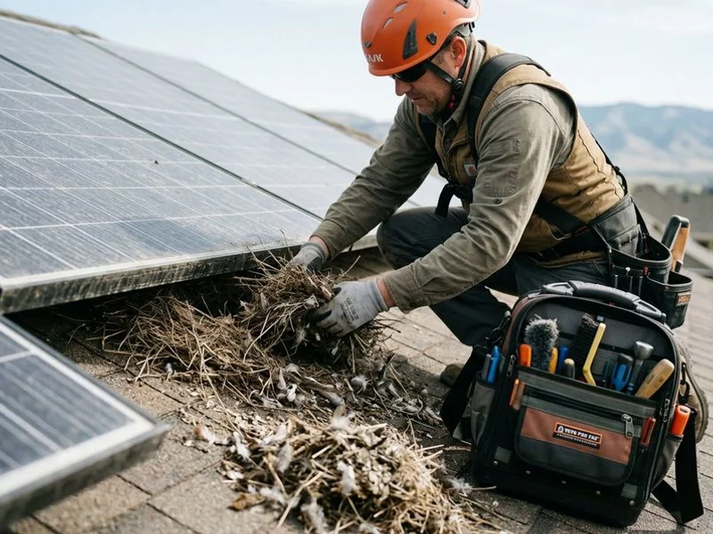 Solar Panel Bird Proofing & Critter Guard gallery image 3