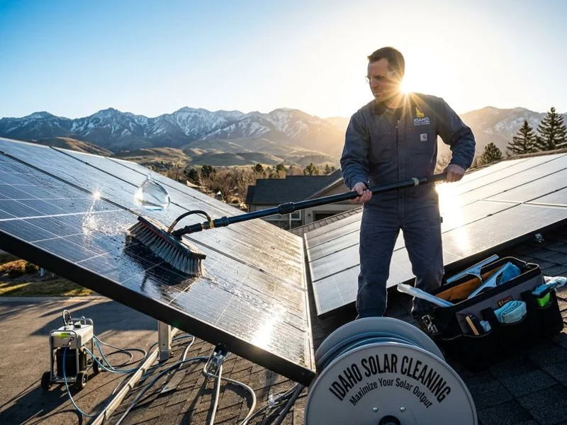 Residential Solar Panel Cleaning gallery image 1