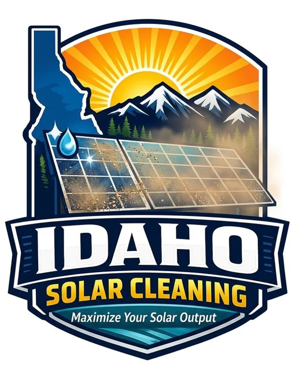 Before: commercial solar array with heavy agricultural dust in Meridian Idaho